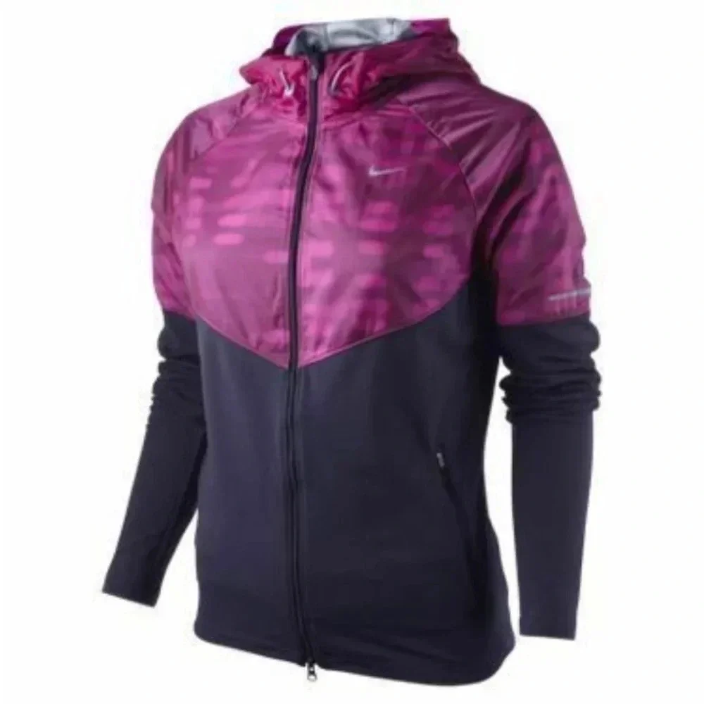 Nike Dri-Fit Full Zip Fanatic Hoodie windbreaker women’s size Large